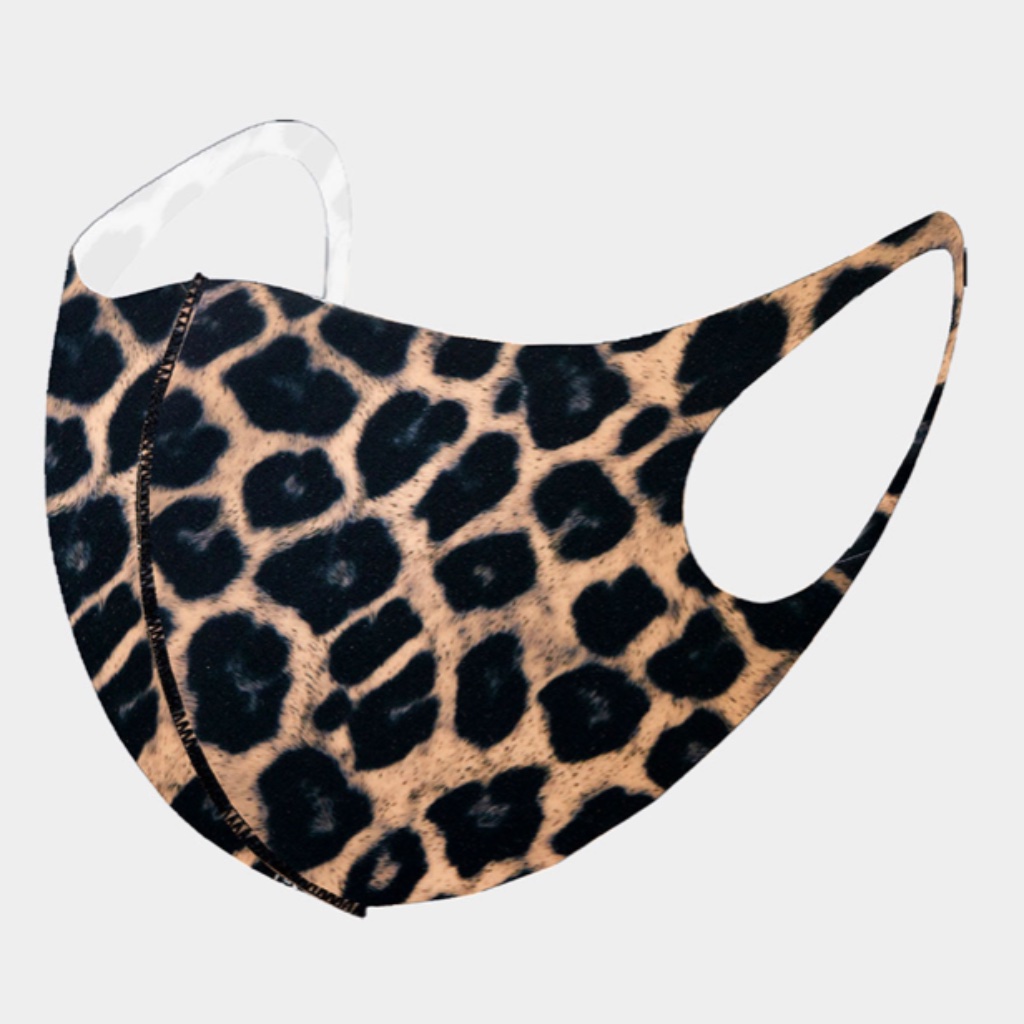 Leopard Pattern Print Mask